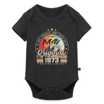 Légendes Mai 1973 Cadeau D'anniversaire Mai 1973 - Body à manches courtes Premium Bébé - noir - Devant