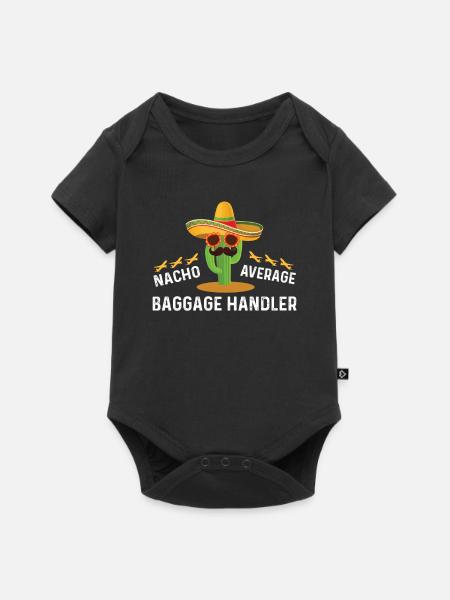 Nacho Durchschnittlicher Gepäckabfertiger Cinco De - Baby Premium Kurzarmbody - Schwarz
