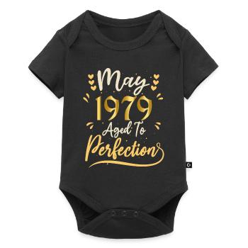 May 1979 May birthday May 1979 - Baby Premium short-sleeve bodysuit - black - Front