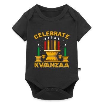 Celebrate Kwanzaa - Baby Premium short-sleeve bodysuit - black - Front