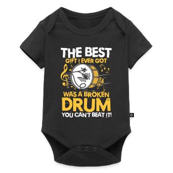 A Broken Drum You Can't Beat It - Baby Premium Kurzarmbody - Schwarz - Vorne