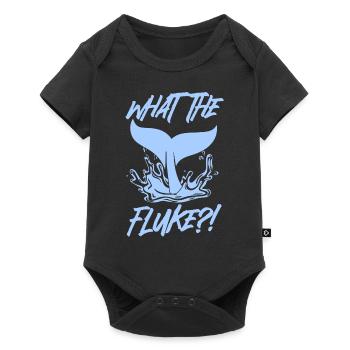 Orca Beobachtung für Buckelwale und Meerwale - Baby Premium Kurzarmbody - Schwarz - Vorne