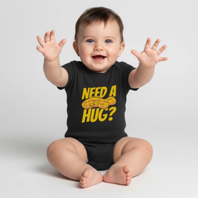 Besoin d’un câlin Python Snake Python Breeder Banane Body à manches courtes Premium Bébé