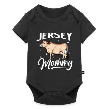 Jersey Mommy - Jersey Cow - Baby Premium short-sleeve bodysuit - black - Front