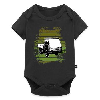 Multicar M25 Multicar Neu Multricar Lastkraftwagen - Baby Premium Kurzarmbody - Schwarz - Vorne