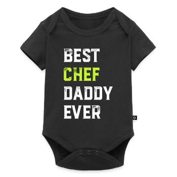 Best Chef Daddy Ever Chef Cook Daddy Best Kitchen - Baby Premium short-sleeve bodysuit - black - Front