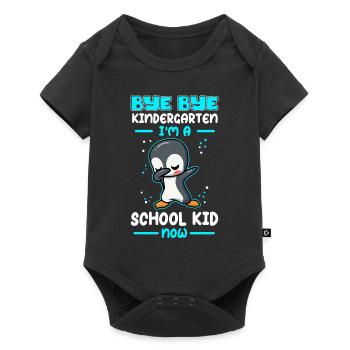 School Enrollment School Back to School School Child Gift - Baby Premium short-sleeve bodysuit - black - Front