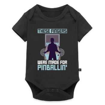 Flipper-arcade-spieldesign Für - Body à manches courtes Premium Bébé - noir - Devant