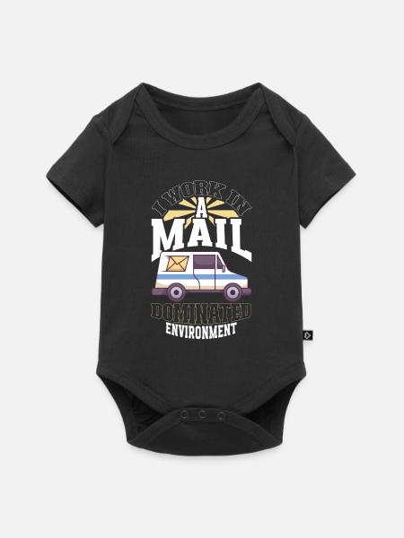 Postangestellte Postdame Postbote Post - Baby Premium Kurzarmbody - Schwarz