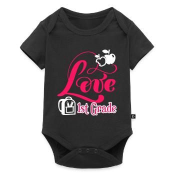 1st Grade Teacher Love 1st Grade - Baby Premium short-sleeve bodysuit - black - Front