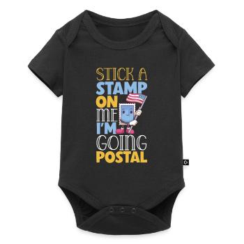 Postangestellte Postdame Postbote Post - Baby Premium Kurzarmbody - Schwarz - Vorne