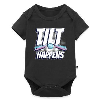 Spiel-flipping-machine-design Für - Baby Premium short-sleeve bodysuit - black - Front