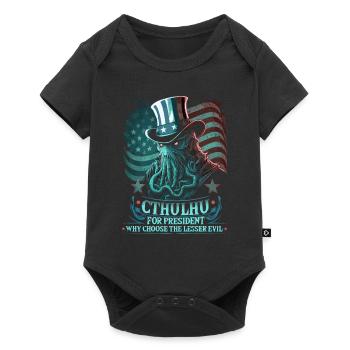 Cthulhu For President, Election 2024 Cosmic Horror - Baby Premium short-sleeve bodysuit - black - Front