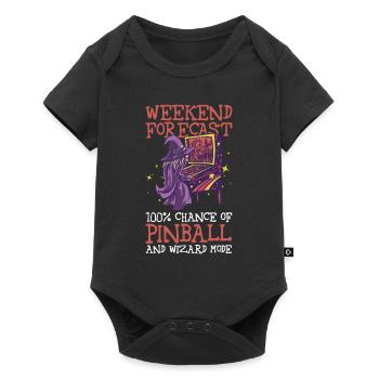 Klassisches Flipper-spiel-design Für - Baby Premium short-sleeve bodysuit - black - Front