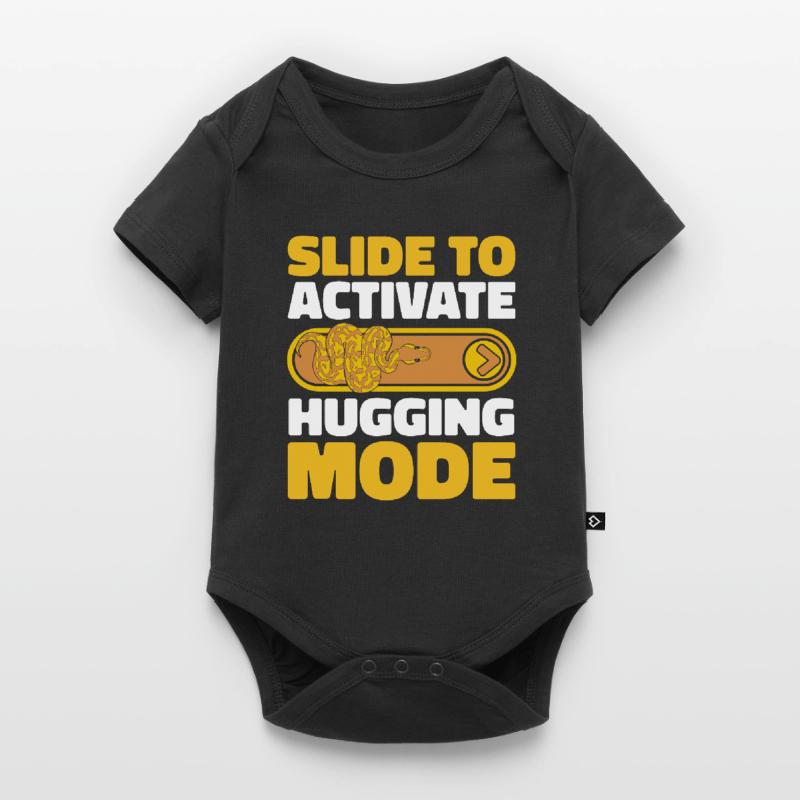 Slide To Activate Hugging Mode Python Banana Ball Baby Premium Kurzarmbody
