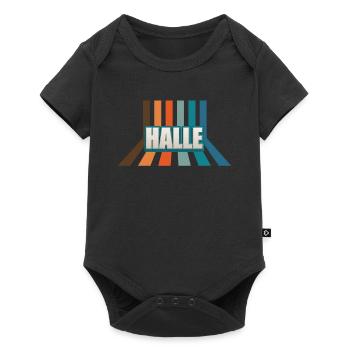 Halleserin Halleser Halle - Body à manches courtes Premium Bébé - noir - Devant