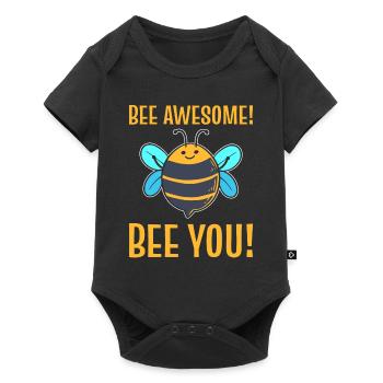 Bee Awesome! Bee You! Beekeeper - Baby Premium short-sleeve bodysuit - black - Front