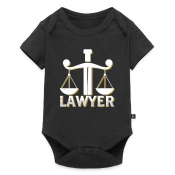 Avocat Droit Diplôme d’avocat - Body à manches courtes Premium Bébé - noir - Devant