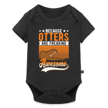Loutre Cadeau Loutre Loutre Loutre Loutre de mer - Body à manches courtes Premium Bébé - noir - Devant