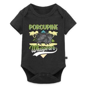 Porcupine Whisperer - Body à manches courtes Premium Bébé - noir - Devant