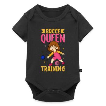 Bocce Queen in Training - Boccia - Baby Premium short-sleeve bodysuit - black - Front
