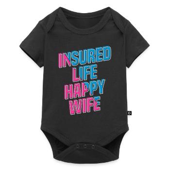 Insurance Salesman Insurance Agent - Baby Premium short-sleeve bodysuit - black - Front