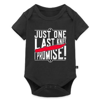 Messersammler Und Messersammler - Baby Premium Kurzarmbody - Schwarz - Vorne