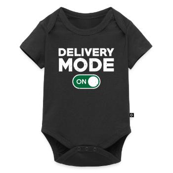 Conception amusante du chauffeur-livreur - Body à manches courtes Premium Bébé - noir - Devant