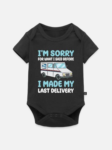 Lieferfahrer - Baby Premium Kurzarmbody - Schwarz