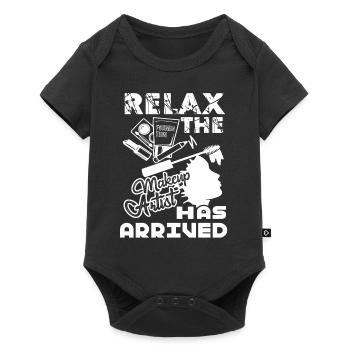 Makeup Artist Relax The Makeup Artist Has Arrived - Baby Premium short-sleeve bodysuit - black - Front