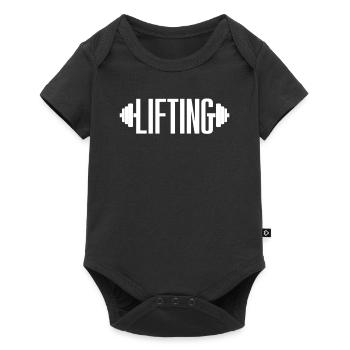 Lifting Gym Haltérophilie Entraînement d’haltérophilie - Body à manches courtes Premium Bébé - noir - Devant