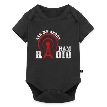Amateurfunk-design Für Amateurfunk-amateur - Body à manches courtes Premium Bébé - noir - Devant