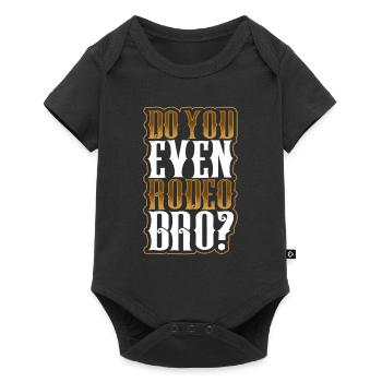 Cowboy Barn Bull Rider Rodeo Country Western - Baby Premium short-sleeve bodysuit - black - Front