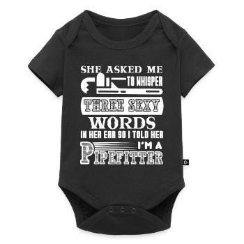 Pipefitter I Am A Pipefitter - Baby Premium short-sleeve bodysuit - black - Front