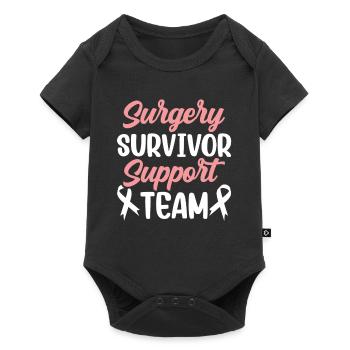 Operation Überlebender Support Team Gehirn OP - Baby Premium Kurzarmbody - Schwarz - Vorne