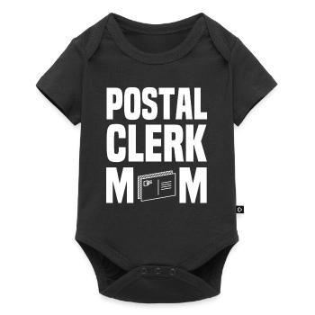 Great postal worker mom Mother's Day - Baby Premium short-sleeve bodysuit - black - Front