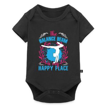 Apparatus Gymnast funny Workout - Baby Premium short-sleeve bodysuit - black - Front