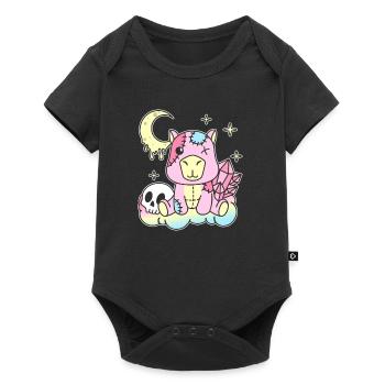 Kawaii Gothic Capybara Pastel Gothic Goth - Baby Premium short-sleeve bodysuit - black - Front