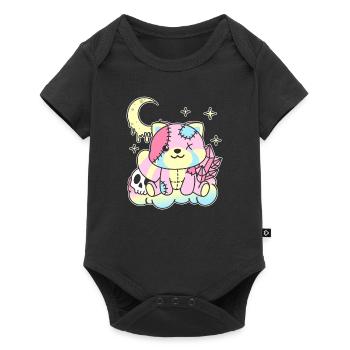 Kawaii Gothic Red Panda Pastel Gothic - Baby Premium short-sleeve bodysuit - black - Front