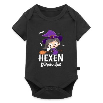 Hexen Dürfen Das - Baby Premium Kurzarmbody - Schwarz - Vorne