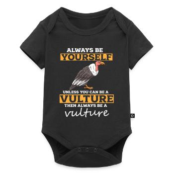 Vautour - Body à manches courtes Premium Bébé - noir - Devant