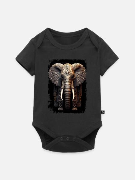 Mammut - Baby Premium Kurzarmbody - Schwarz
