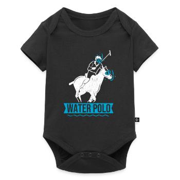 Water Polo Drôle de plongée en apnée Sports de chevaux Blague - Body à manches courtes Premium Bébé - noir - Devant