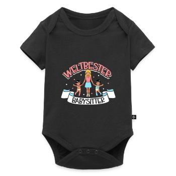 Meilleure baby-sitter du monde - Body à manches courtes Premium Bébé - noir - Devant