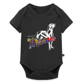 Weimaraner Weimaraner Mama - Baby Premium short-sleeve bodysuit - black - Front