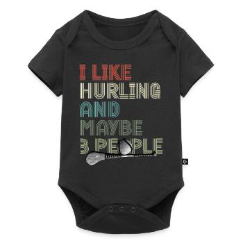 Irish hurling hurling team Ireland plays - Baby Premium short-sleeve bodysuit - black - Front