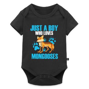 Mongoose mongoose - Baby Premium short-sleeve bodysuit - black - Front