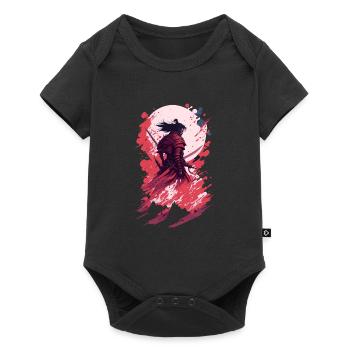 Shadow Samurai: Colorful Chaos Unleashed - Baby Premium Kurzarmbody - Schwarz - Vorne