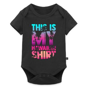 This is My Hawaiian Shirt Beach Sunglasses Vacatio - Baby Premium Kurzarmbody - Schwarz - Vorne
