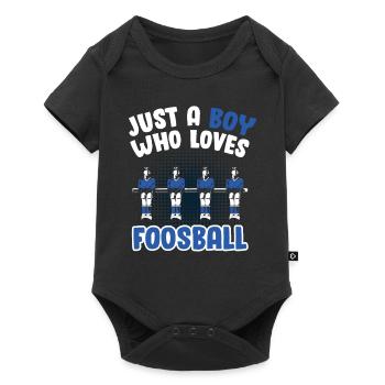 Just A Boy Who Loves Foosball Men Table Soccer Ent - Baby Premium short-sleeve bodysuit - black - Front